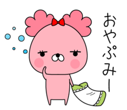 Pink toy poodle. sticker #14968981