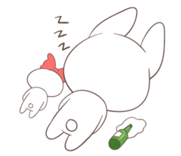 Rabbit with Duck sticker #14969308