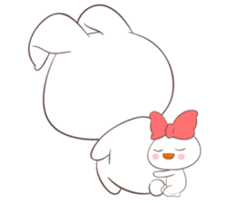 Rabbit with Duck sticker #14969309