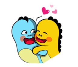 Everyday Love Story of Dinosaur sticker #14969668