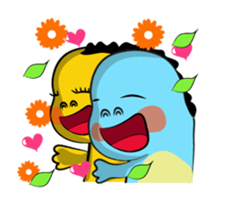 Everyday Love Story of Dinosaur sticker #14969672