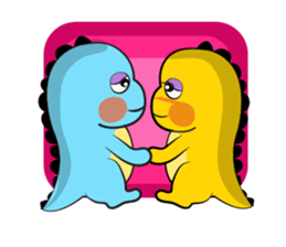 Everyday Love Story of Dinosaur sticker #14969678