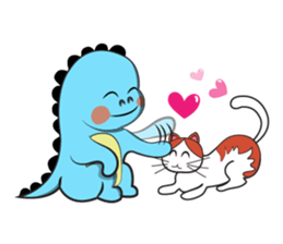 Everyday Love Story of Dinosaur sticker #14969680