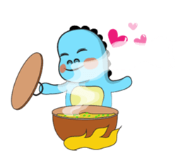 Everyday Love Story of Dinosaur sticker #14969682