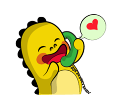 Everyday Love Story of Dinosaur sticker #14969683