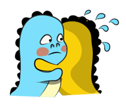 Everyday Love Story of Dinosaur sticker #14969686