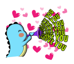 Everyday Love Story of Dinosaur sticker #14969688