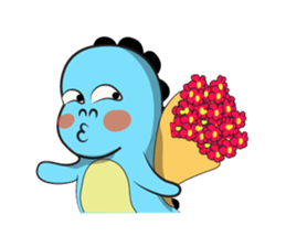 Everyday Love Story of Dinosaur sticker #14969689