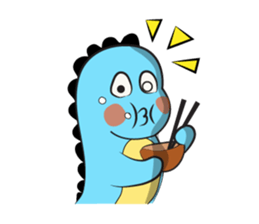 Everyday Love Story of Dinosaur sticker #14969691