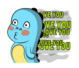 Everyday Love Story of Dinosaur sticker #14969692