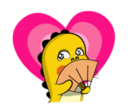 Everyday Love Story of Dinosaur sticker #14969693