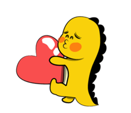 Everyday Love Story of Dinosaur sticker #14969694