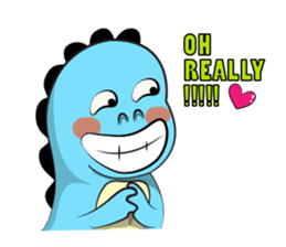 Everyday Love Story of Dinosaur sticker #14969695