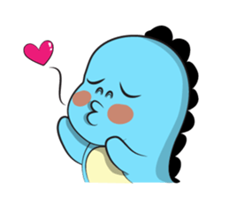 Everyday Love Story of Dinosaur sticker #14969696