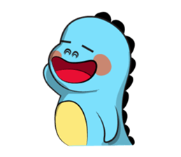 Everyday Love Story of Dinosaur sticker #14969697