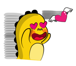Everyday Love Story of Dinosaur sticker #14969699