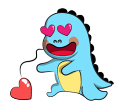 Everyday Love Story of Dinosaur sticker #14969701