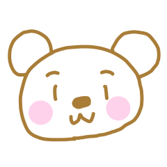 Yamachan White Bear Sticker