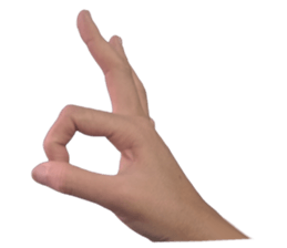 my hand say sticker #14970174