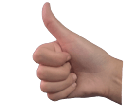 my hand say sticker #14970175