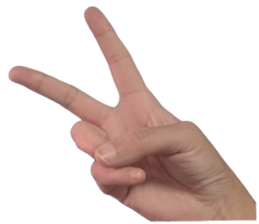 my hand say sticker #14970180