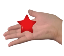 my hand say sticker #14970183