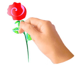 my hand say sticker #14970184