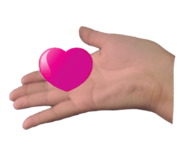 my hand say sticker #14970188