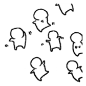 kiji and hito sticker #14970530