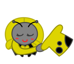 Me a ladybug gentleman. sticker #14970535