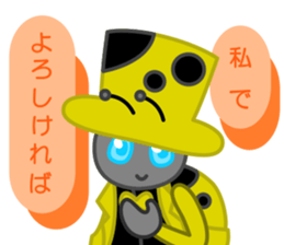 Me a ladybug gentleman. sticker #14970537