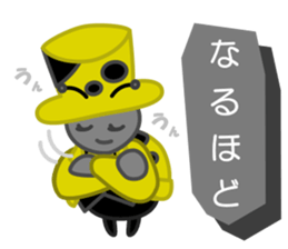 Me a ladybug gentleman. sticker #14970545