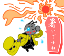 Me a ladybug gentleman. sticker #14970565