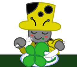 Me a ladybug gentleman. sticker #14970570