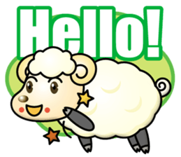 sheep-boy sticker #14970886