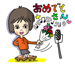 Hanako"Osaka comic act wind!" sticker #14970904