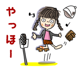 Hanako"Osaka comic act wind!" sticker #14970932