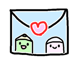 Mr.pencil and Ms.eraser 2 sticker #14971424