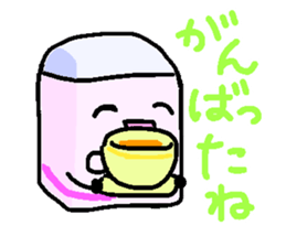 Mr.pencil and Ms.eraser 2 sticker #14971443