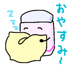 Mr.pencil and Ms.eraser 2 sticker #14971445