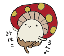 It's a mihoko mushroom. sticker #14971710