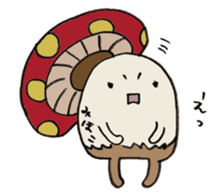 It's a mihoko mushroom. sticker #14971717