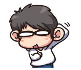 Hi, This is me 3 sticker #14971960