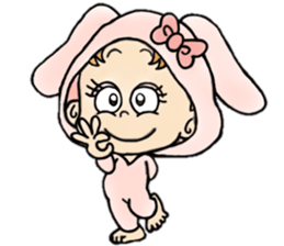 playful babys sticker #14972033