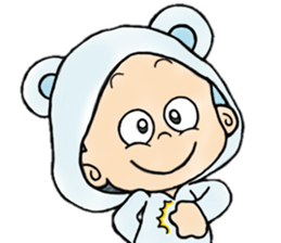 playful babys sticker #14972034