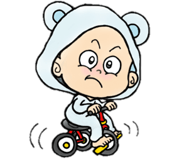 playful babys sticker #14972036