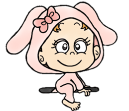 playful babys sticker #14972037