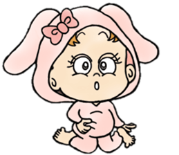 playful babys sticker #14972039