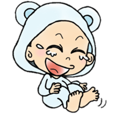 playful babys sticker #14972044