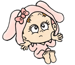 playful babys sticker #14972047
